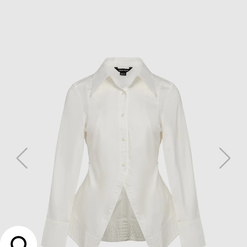 Elegant White Women's Blouse